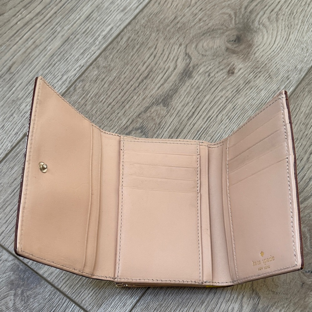 Kate Spade Vibrant Yellow Leather Wallet - Picture 5 of 5